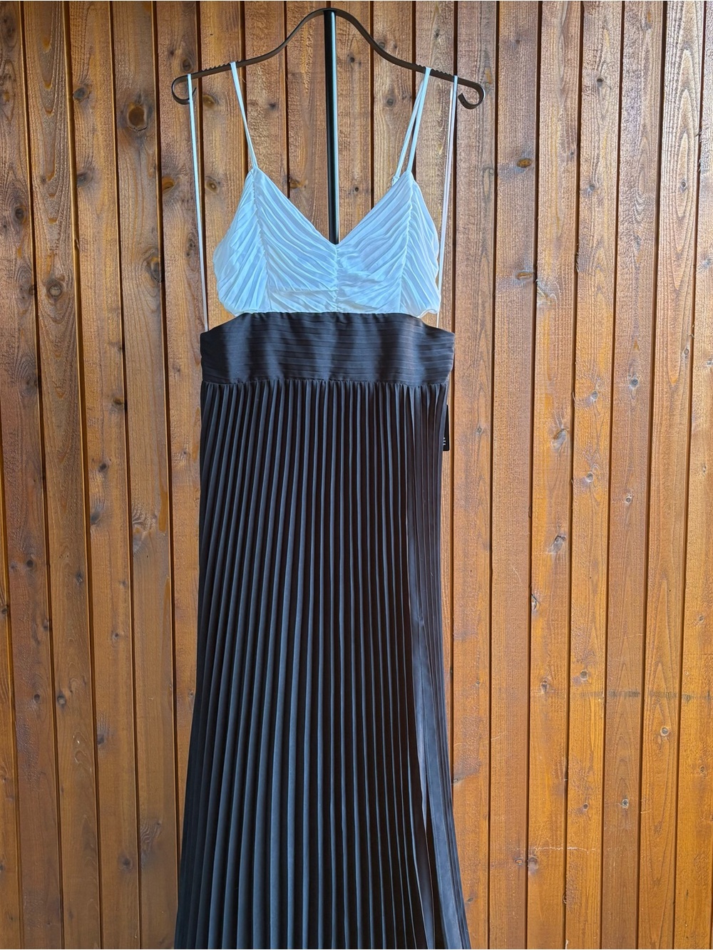 Modern Glam Monochrome Cutout Maxi Dress by Express